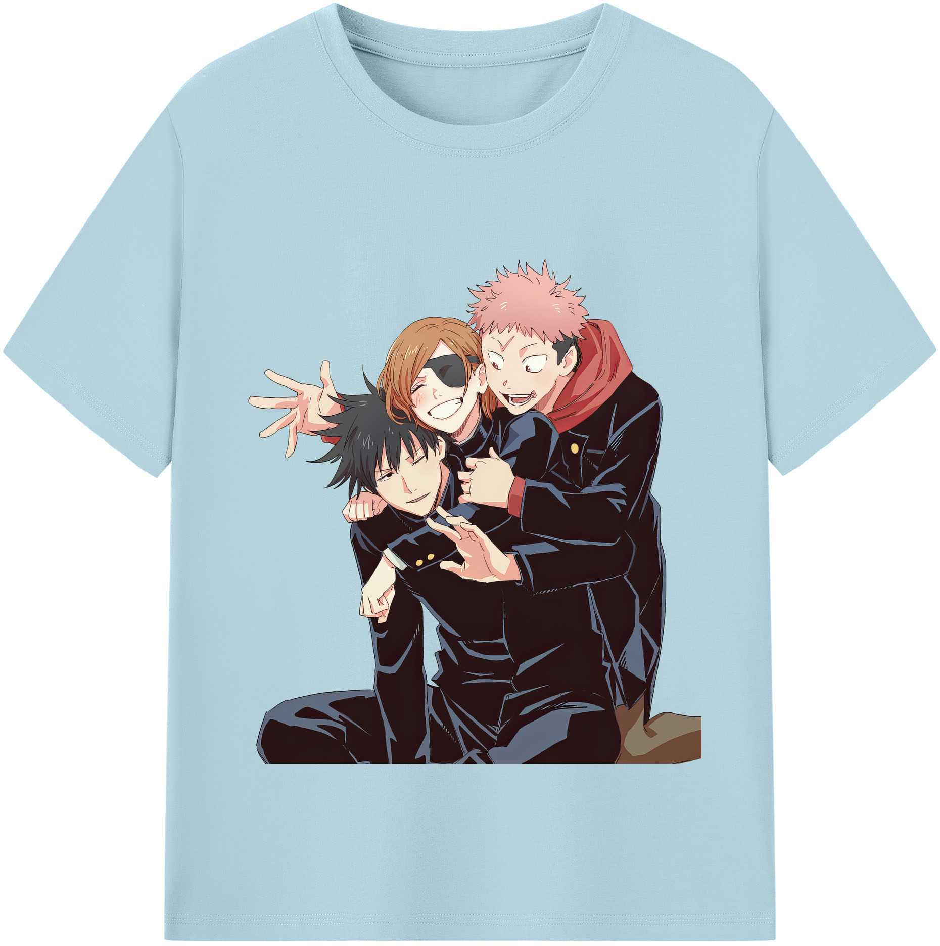 （画像用） 呪術廻戦 Jujutsu Kaisen 綿100％半袖Tシャツ（フロントプリント）